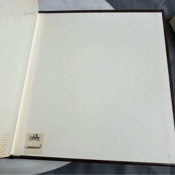 CR Gibson Photo Album Boxed Bound Vtg Library Bound USA Made New Old Stock NOS - Picture 9 of 16
